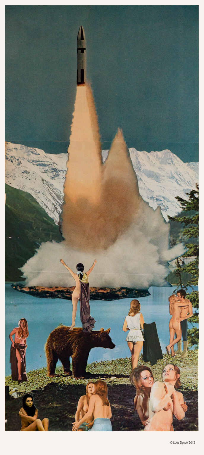 “Zwanglos″ 2012Paper collage, © L Dyson